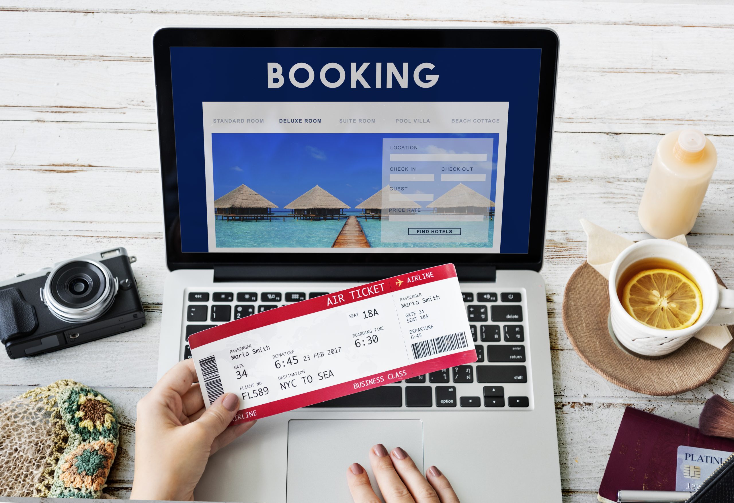 Flight ticket booking